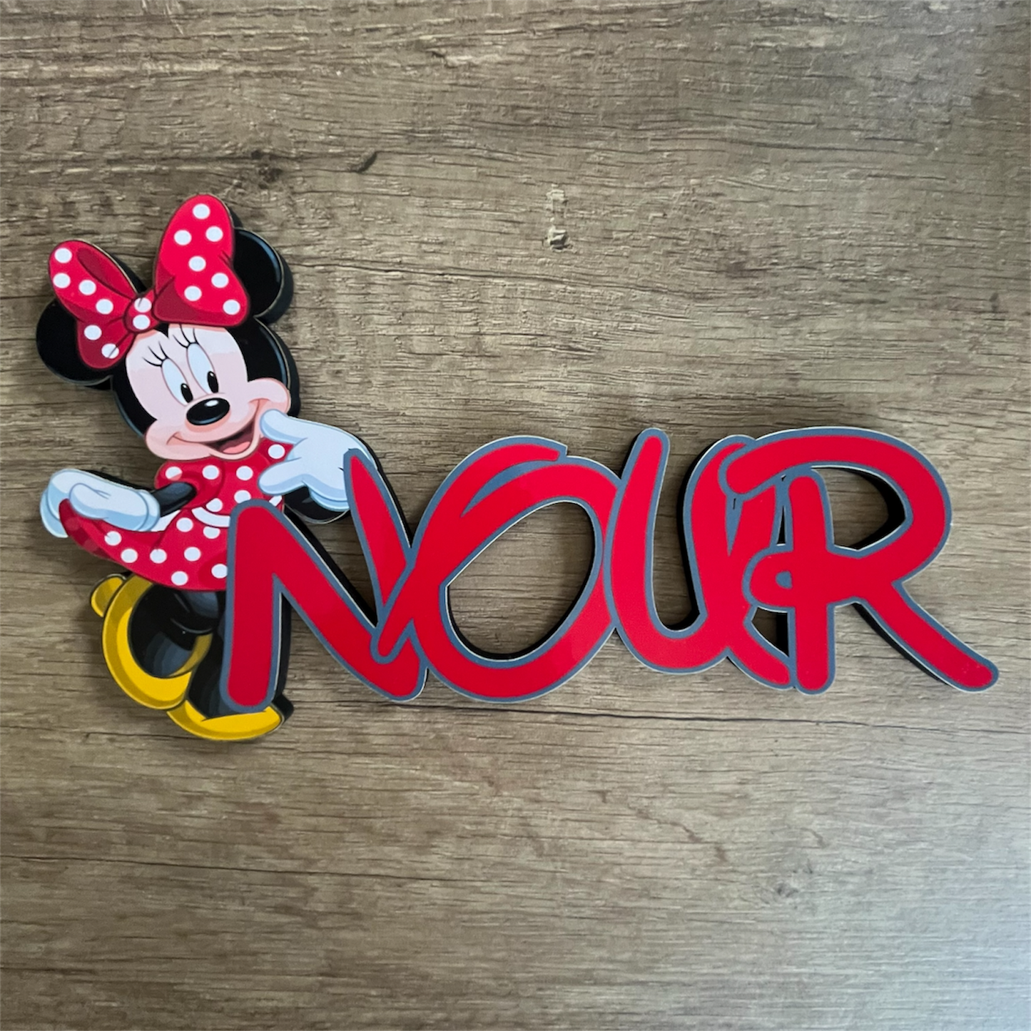 Plaque de Porte avec Motif Personnalisée - Prénom et Design au Choix
