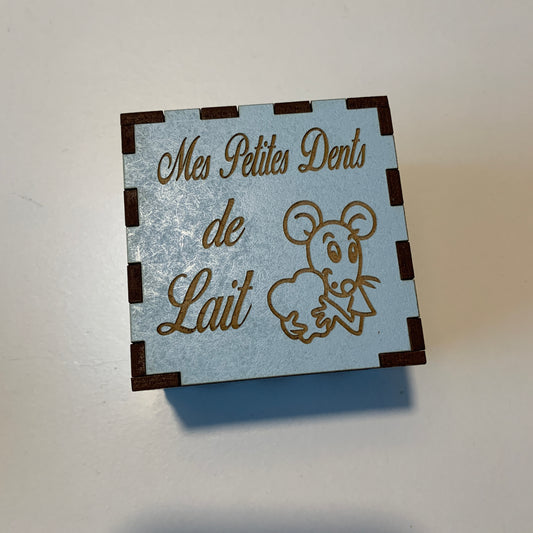 Boîte à Dents de Lait Personnalisée - Souvenir Enfant Prénom