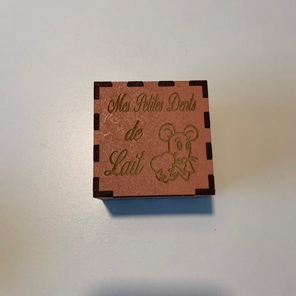 Boîte à Dents de Lait Personnalisée - Souvenir Enfant Prénom