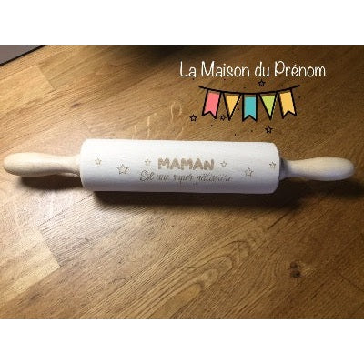 Rouleau à Pâtisserie personnalisé maman